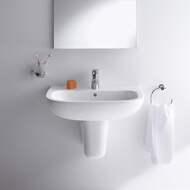 Полупьедестал для умывальника 55-65см DURAVIT D-CODE 08571800002 с креплением