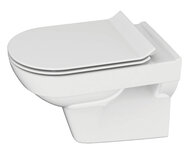 Унитаз подвесной Cersanit CITY Clean On (530х370х355) без ободка,тонкое сиденье м/л MZ-CITY-COn-S-