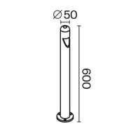 ����������� ���������� Maytoni Hagen (�����) O423FL-L5GF, 3000� 5�� IP 65, ������