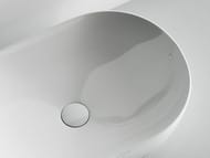 Раковина накладная Ceramicanova Element 600х415х135 овальная, без перелива, цвет: белый CN5009