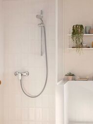 Смеситель для душа Hansgrohe Rebris S 72640000 однозахватный, настенный, хром — изображение 2