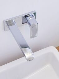 Смеситель Hansgrohe Metris 31086000 для умывальника, встраиваемый, двухсекционный, излив 225мм,хром — изображение 2