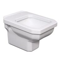 Унитаз подвесной Caprigo Tempo 355х520х380 без сиденья, выпуск в стену, белый 4703