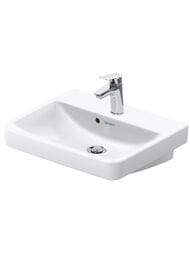 Умывальник подвесной Duravit No.1 500х400х145мм, перелив, отверстие под смеситель, белый 07435000002