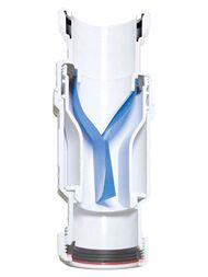 Сливной клапан McAlpine MACVALVE с сухим сифоном Ду=32, гайка-резьба, MRNRV32