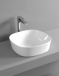 Раковина накладная ArtCeram Ghost 20х420х125 без перелива, без отв. под смесит., белая GHL001 01 00