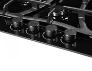 #*Газовая варочная панель Kuppersberg FG 65 B (610х510) 4 конфорки (1 вок), черное стекло 6199