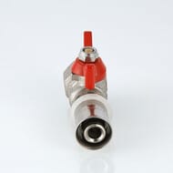 Кран шаровый 16х1/2''В VALTEC BASE под пресс, красная бабочка VT.242.N.1604