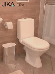 Унитаз компакт Jika ERA 2453.2 (345х770х640) с горизонтальным выпуском, двойной смыв, без сиденья 8.2453.2.000.242.9