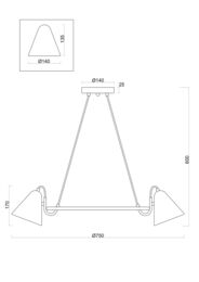 ������ Freya Falke (���) FR8001PL-07WG, IP20,�����