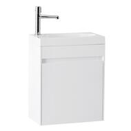 Тумба под раковину BelBagno PIETRA MINI (460х255х555) правая, Bianco Lucido MINI-460-1A-SO-BL-R
