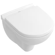 Унитаз подвесной Villeroy & Boch O.Novo 5688 HR 01 (360х490х340) белый, с сиденьем микролифт