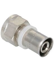 Пресс соединитель прямой VALTEC 20х1/2"В VTm.202.N.002004