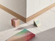 Керамогранитная плитка Mutina Folded (600х600) орнамент, белая REFO01 (кв.м.)