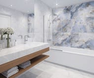 Керамогранитная плитка Staro Silk Nestle Sky Matt (600х600) оникс, голубая (кв.м.)