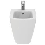 Биде напольное Ideal Standard i life S 355х480х400 пристенное, одно отверстие, перелив,белый T459501