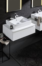 Смеситель Grohe Eurocube 23446000 для умывальника на одно отверстие, однорычажный, гладкий корпус