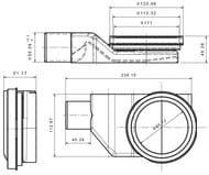���� ������� Pestan Confluo Horizontal TIDE4, 150�150 ����������� ����� � ������, ������ ����, �����-������