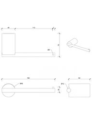 ��������� ��������� ������ Decor Walther STONE TPH ����: �����/����� ������� 0974855