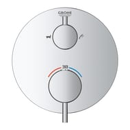 Смеситель Grohe Atrio 24138003 термостат для ванны на 2 положения, внешняя часть, хром