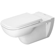 Унитаз подвесной DURAVIT D-CODE 360х700х365 безбарьерный, горизонтальный выпуск 22280900002