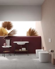 Биде Vitra Plural напольное 550 мм, антибактериальное покрытие,перелив,белый матовый 7816B401-0288
