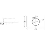 ���������� KERAMA MARAZZI PLAZA Modern 800�480�9 ��� �����, ���� ������� PL5.SG560420R\80
