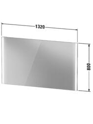 ������� Duravit XViu 1320�800 � ����������, ��������� �����������, ������, ������� XV70350B1B1