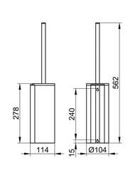 ����� ��� ������� Keuco Plan Care ���������, � ������ � �������� ������, ����/������ 34964010100
