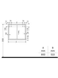 - Duravit L-Cube 800700154 , , 2 ,  LC7551018180000