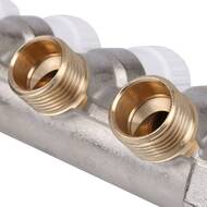 Коллектор распределительный STOUT 3/4", 4 отвода 1/2" SMB 6851 341204