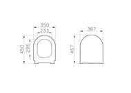 Сиденье для унитаза VitrA Integra (Интегра) 131-003-009 круглое белое дюропласт с микролифтом — изображение 2