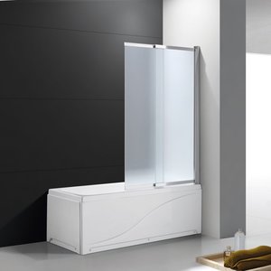Шторка на ванну CEZARES SLIDER-VF-11-100/150-P-Cr (1000*15000) раздвиж, стекло Punto, профиль хром