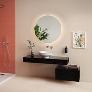 Раковина VITRA Water Jewels 400х400 антибактериальное покрытие, белый  4334B003-1361