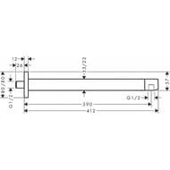 ��������� ��������� ��� �������� ���� Hansgrohe Pulsify E 390 ��, ���� 24337000