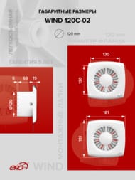 ���������� ERA WIND D120 ���������, 160 �3/�, 30 ��, ���.������, ���.����, �����, WIND 120C-02