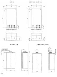 Двухконтурный настенный газовый котел BAXI ECO Four 24 F (400х730х299) 24кВт, закрытая камера