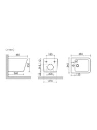 ���� ��������� Ceramicanova Union 345�485�330��, ���. ��� ���������, ������, ��� �/�, ����� CN4010