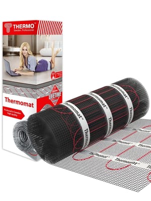 Теплый пол Thermomat TVK-130 0,6 м2, 130Вт/м2, 0,5м х 1,2м, 78Вт, без регулятора, под плитку