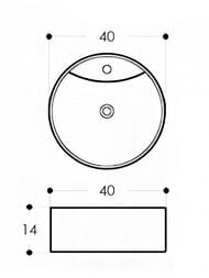 �������� ��������� toHit Ogma D40 400x400x140 ������ ������� TH03-0401402
