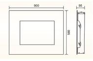 Камин электрический ELECTROLUX EFP/W-1250ULS (900х560х95) настенный, с пультом ДУ 2/1 кВт+звук