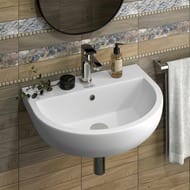 Раковина KERAMA MARAZZI BUONGIORNO подвесная, 550х430х170 с крепежом, белый гл., BG.wb.55