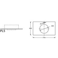 ���������� KERAMA MARAZZI PLAZA Next 800�480�9 ��� �����, ���� ����� PL5.DL500920R\80