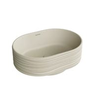 Раковина KERAMA MARAZZI AMAREMARE Artbasin Sabbia накладная, 500х366х180, песочная мат. SA.wb.50\SAN