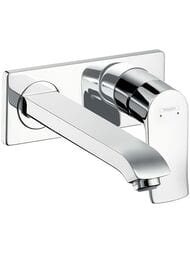 Смеситель Hansgrohe Metris 31251000 LowFlow на раковину, встраиваемый, на 2секции, излив 165мм, хро — миниатюра 1