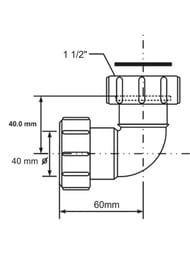  McAlpine 1.1/2" 40,  40FS