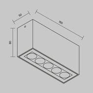 ���������� ���������� Maytoni Ares (����) O309CL-L10GF3K, 3000� 10�� IP 54, ������