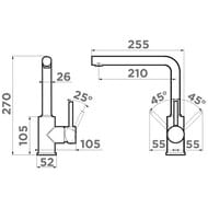 ��������� ��� ����� Omoikiri Nakagawa-P-GR ������� �����, �������������, leningrad grey 4974318