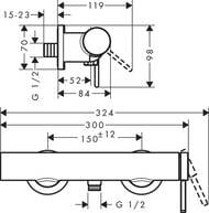 ��������� Hansgrohe Finoris 76620670 ��� ����, ������������, ���������, ������� ������