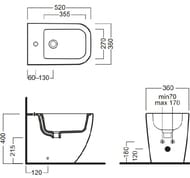 ���� ���������� Hatria Bianca 01Y1V901 520�360�305 �������, ��������� ��� ���������, ����: �����